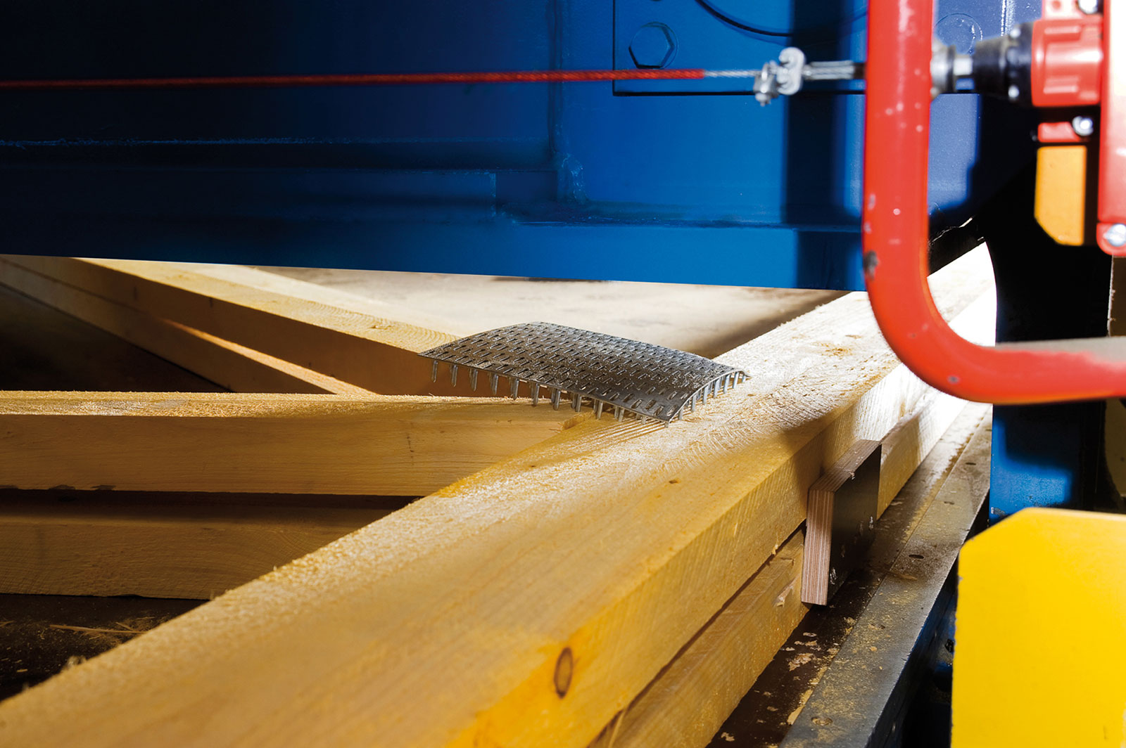 Detailaufnahme Nagelplattenbinder